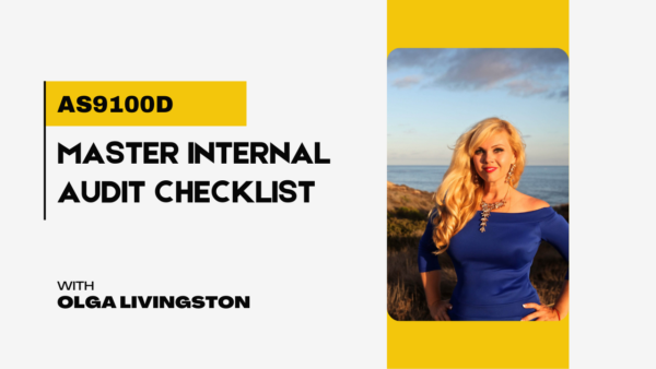 AS9100D Master Internal Audit Checklist